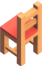 كرسي مبطن